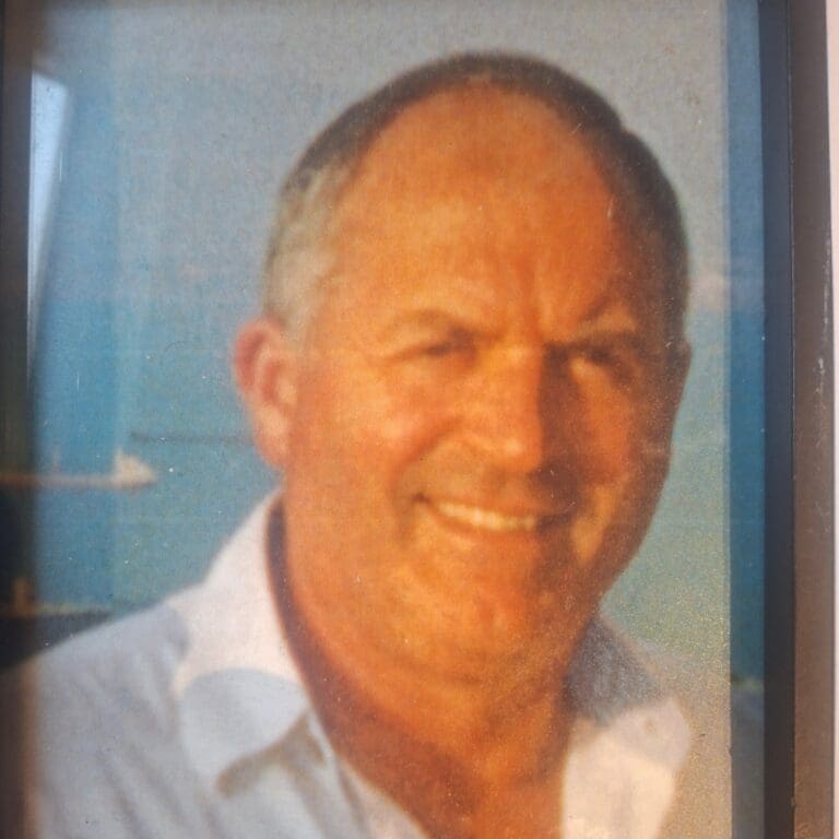 Portrait of Seamie McDonagh smiling outdoors beside the sea.